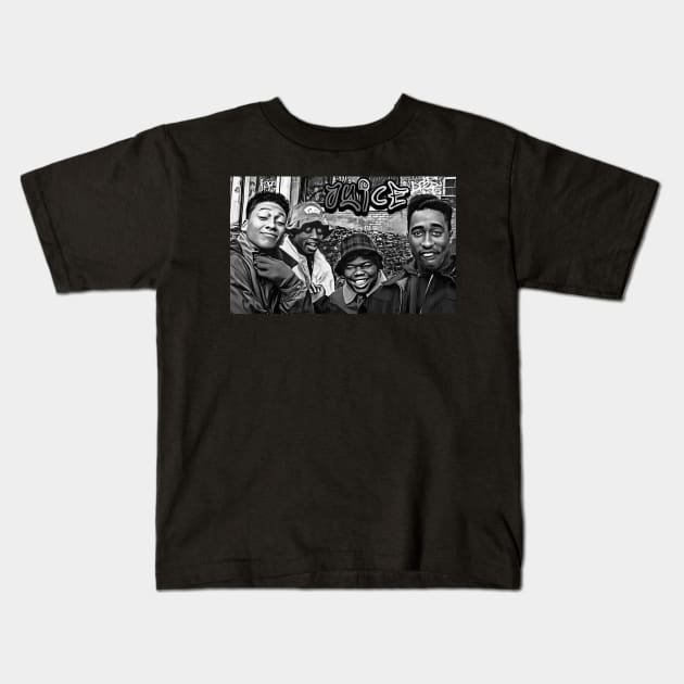 You Got The Juice Now - Black & White Kids T-Shirt by M.I.M.P.